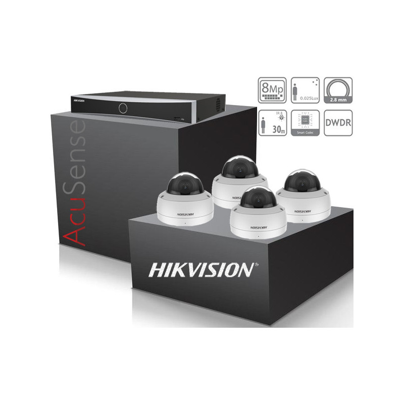 SET-4-HIKVISION-8MP-IP-AcuSense-DS-2CD2183G2-I-UHD4K-IR30m - KAMERY