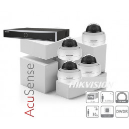 SET-4-HIKVISION-4MP-IP-AcuSense-DS-2CD2143G2-IU-UHD2K-IR30m - KAMERY