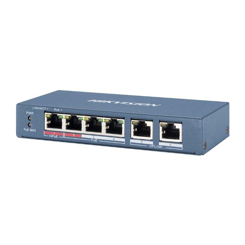 HIKVISION DS-3E0106HP-E - PoE switch